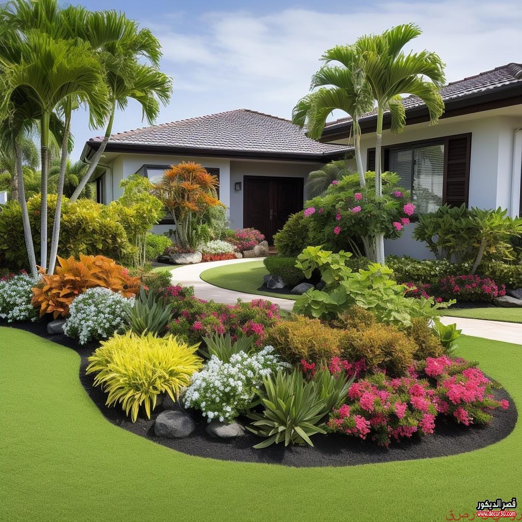 تصميم حديقة منزل