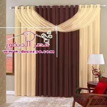اجمل ستائر صالون مميزة - salon curtain 2018