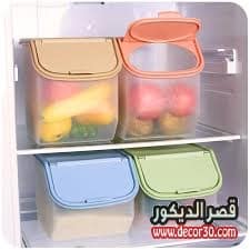 ترتيب الاطعمة في الثلاجة