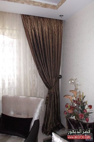 صور ستائر صالون 