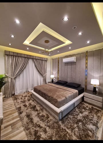 ستائر صالونات بسيطة