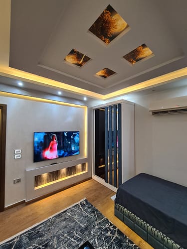 ديكور جبس تلفزيون بسيط