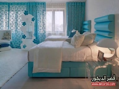 ستائر غرف نوم دانتيل بسيطة