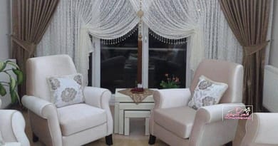 ستائر شيفون مودرن -nice Chiffon Curtains