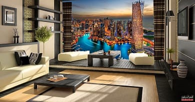 ورق جدران ثلاثى الابعاد