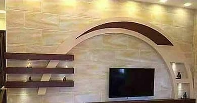 ديكور جبس للتلفزيون البلازما,