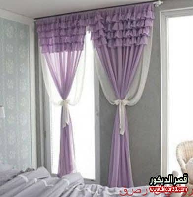 تنسيق ستائر غرف النوم