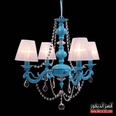 نجف ملون كريستال عصفور
