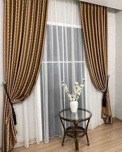 ستائر غرف نوم بيج