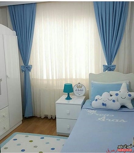 ستائر بسيطة لغرف النوم