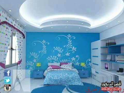 جبس بورد غرف نوم اطفال اولاد 2023