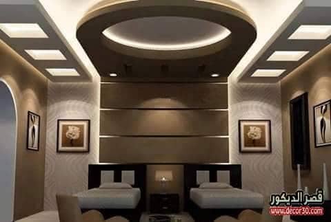 احدث ديكور جبس غرف نوم للاسقف