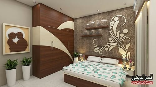 صور غرف نوم للعروسين مودرن