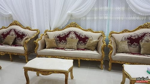 كنب مجالس نساء ذهبي