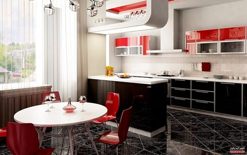 صور تصميم مطابخ 4 متر