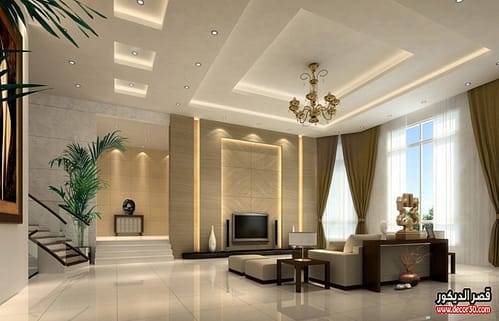 ديكورات جبس مغربي للاسقف