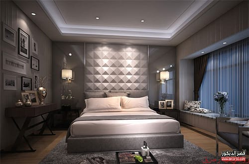 غرف نوم مودرن كاملة بالدولاب والتسريحه 2024