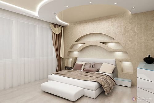 اسقف ديكور جبس غرف نوم رومانسية