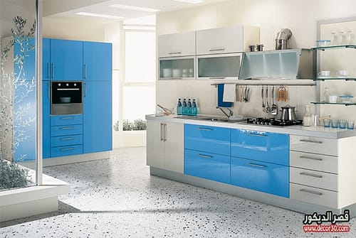 تصميمات مطابخ الوميتال صغيرة