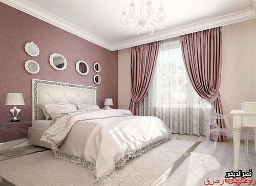 ستائر غرف النوم شيفون