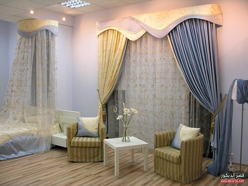 ستائر غرف نوم ناعمة مودرن