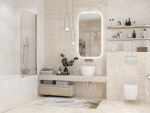 ديكور حمامات صغيرة