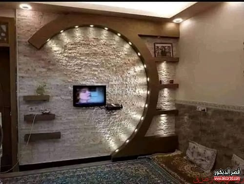 ديكورات جبس بورد للشاشة