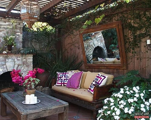 romantic summer patio design