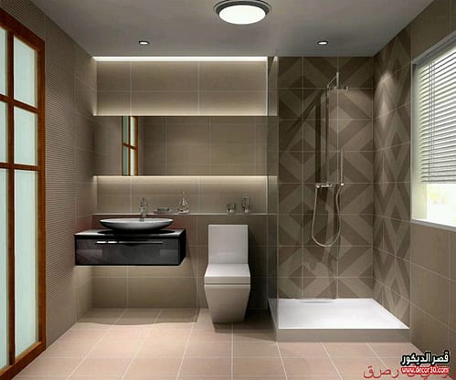 احدث ديكور حمامات صغيرة جدا وبسيطة 2025