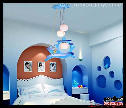 ديكور اسقف غرف نوم اطفال 2023