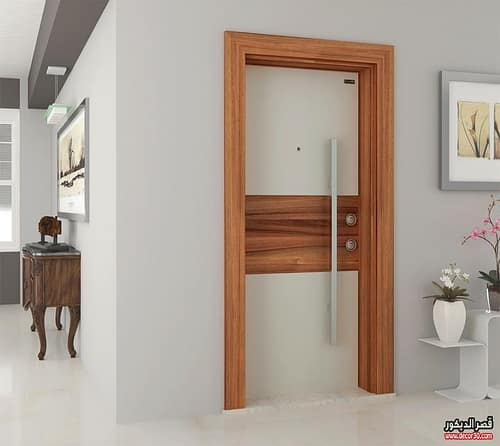 ابواب شقق خشب كلاسيك ومودرن داخلية وخارجية