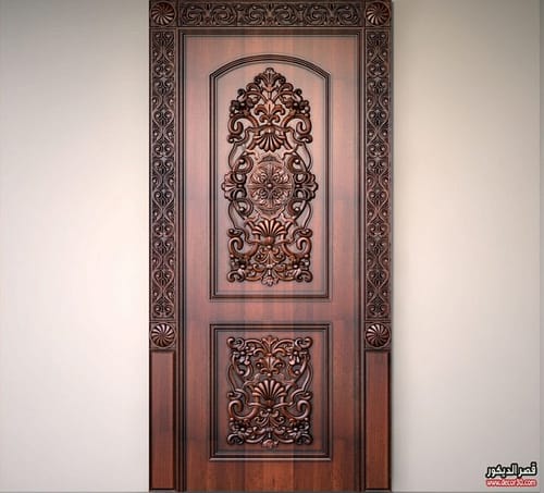 تصميم ابواب خشب داخلية