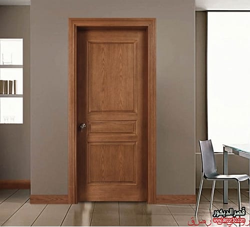 ابواب خشبية مودرن