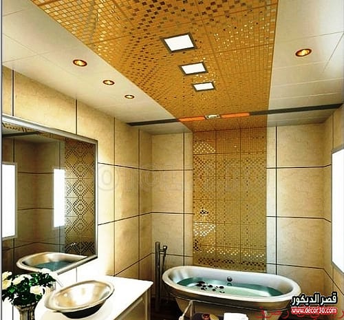 أسقف حمامات مودرن 2023
