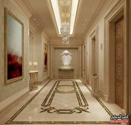 صور ديكور جبس ممرات