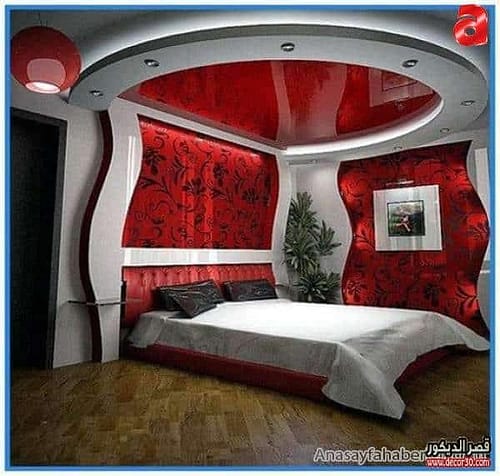 ديكورات جبس غرف النوم