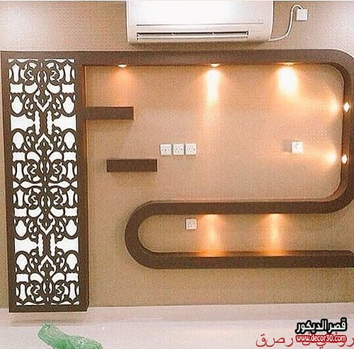 ديكور جبس للشاشات