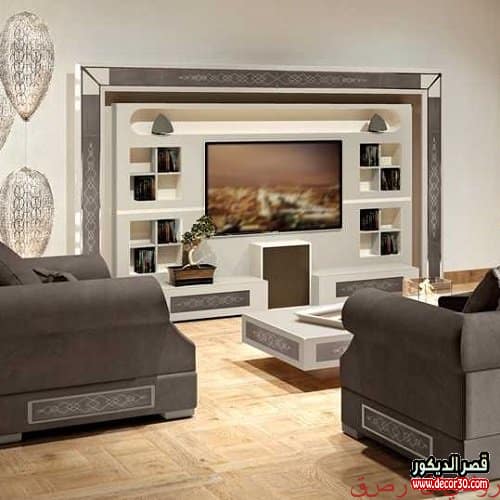 ديكور تلفزيون جبس بورد 2024