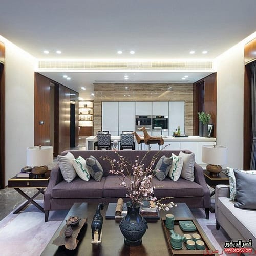 ديكور صالات مفتوحة