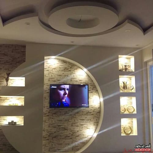 ديكور جبس للشاشات