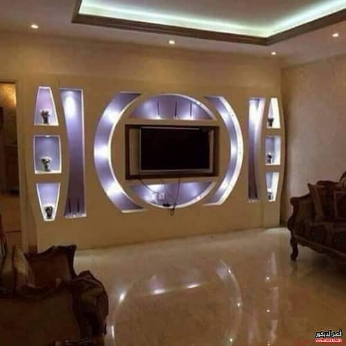 ديكور شاشه جبسون بورد