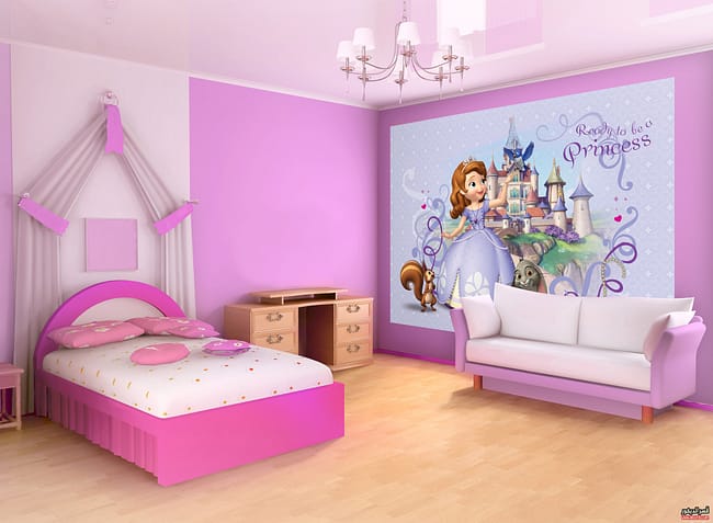 Wall paper decor for children's rooms