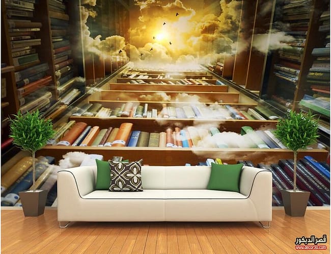 تصميمات ورق جدران ثلاثي الابعاد فخمة