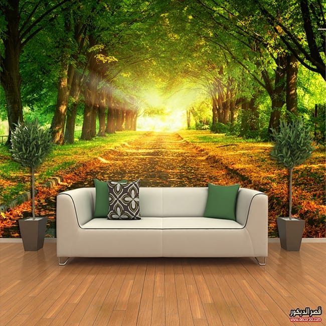 احدث تصاميم ورق جدران